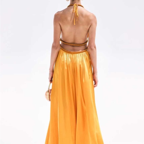 Cult Gaia Silk Gown size 4 worn once - Picture 3 of 9